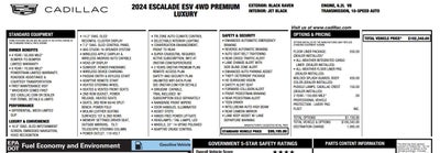 2024 Cadillac Escalade ESV Premium Luxury